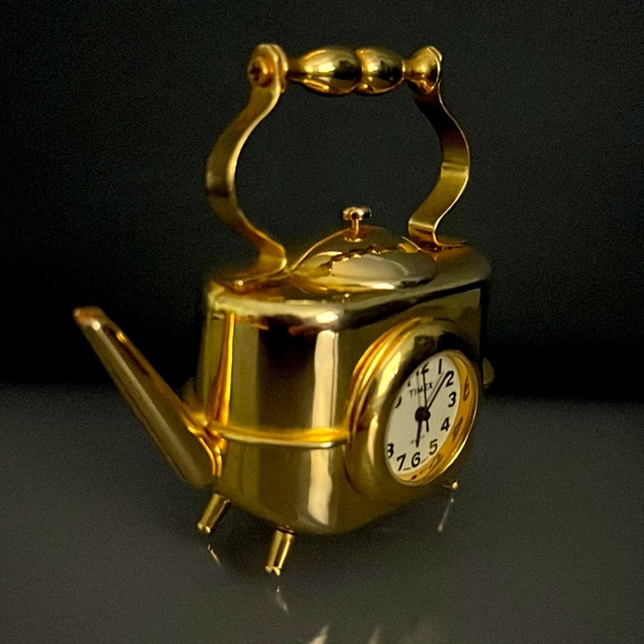 Timex Collectible Mini-Clock TEA POT - TMX 149 - Picture 2 of 8
